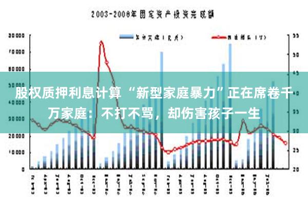 股权质押利息计算 “新型家庭暴力”正在席卷千万家庭：不打不骂，却伤害孩子一生