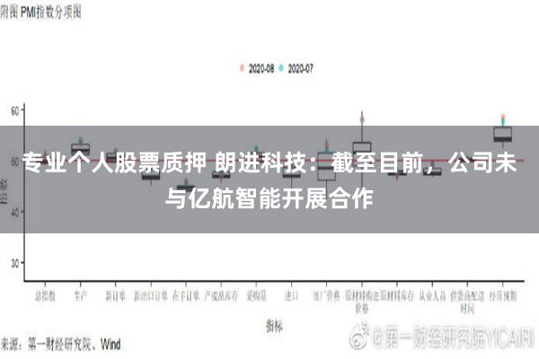 专业个人股票质押 朗进科技：截至目前，公司未与亿航智能开展合作