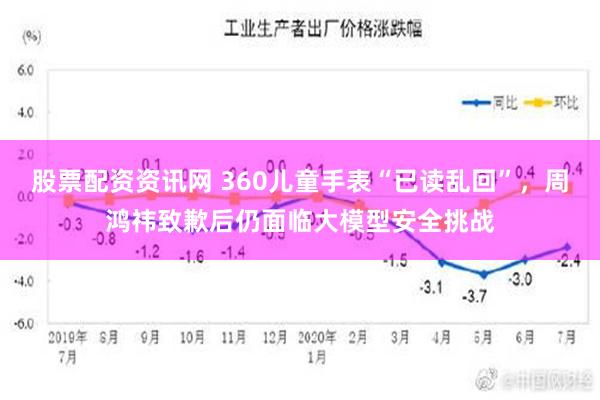 股票配资资讯网 360儿童手表“已读乱回”，周鸿祎致歉后仍面临大模型安全挑战