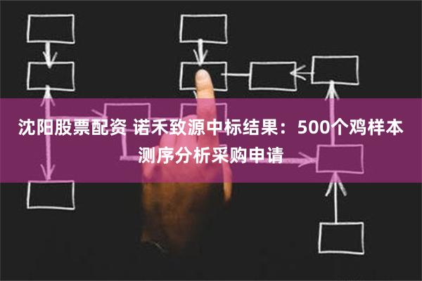 沈阳股票配资 诺禾致源中标结果：500个鸡样本测序分析采购申请