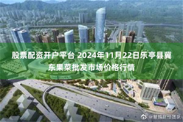 股票配资开户平台 2024年11月22日乐亭县冀东果菜批发市场价格行情